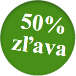 Nálepka 50% zľava